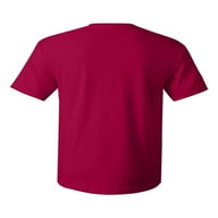 Hanes Essentials Muška pamučna majica, duboki crveni l