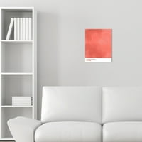 Living Coral Painting Canvas Art Print