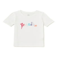 Atletski Radovi Djevojke Kratki Rukav Grafički T-Shirt, Veličine 4 - & Plus
