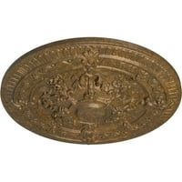 Ekena Millwork 26 od 3 P Vincent plafonski medaljon, ručno obojena Trljana Bronza
