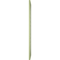 Ekena Millwork 12 W 68 H True Fit PVC horizontalna letvica modernog stila fiksne kapke za montiranje, mahovina