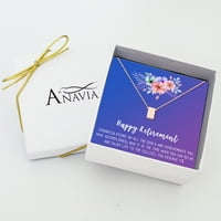 Anavia Happy Retirement ogrlica, penziju pokloni za žene, penziju nakit, odlazak u penziju Party pokloni