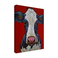 Hipi Hound Studios 'Cow Georgia' Canvas Art