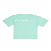 Prijatelji Djevojke Oversized T-Shirt, Veličine 4-16