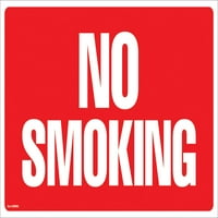 Konsolidovani žig dvostrane znakove, ne pušenje nema fumara, 12, crvenih