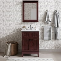 HANOVER BEDFORD 24 '' Vanity ormar sa sudoperom za kupatilo, sobu za prah