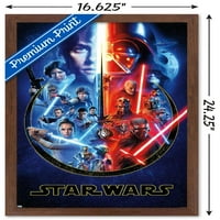 Star Wars - Zidni poster Skywalker Saga, 14.725 22.375