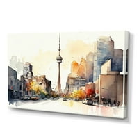 Designart Toronto Skyline VIII canvas Wall Art