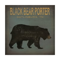 Židobrana likovna umjetnost 'crni medvjedi porter' umjetnost Ryan Fowler