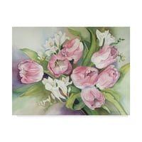 Zaštitni znak likovne umjetnosti' tulipani u proljeće ' platnena Umjetnost Joanne Porter