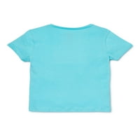 Ograničeno također za djevojčice Tie-Dye Tie-prednje, grafičke i čvrste majice, 3 pakovanja, veličine 7-16