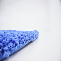 Jedinstveni loom okrugli čvrsti ispis Moderni dijelovi tepiha, plava