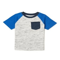 Garanimals džepna majica za bebe i male dječake kratkih rukava, veličine 12m-5T