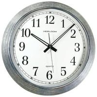 Mjerač vremena 401zwa 16 pocinčani metalni srebrni zidni sat
