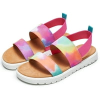 tombik sandale za djevojčice ravne sandale za djecu ljetne Ležerne cipele višebojne US Big Kid
