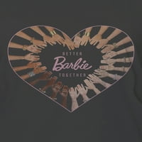 Barbie ženski Junior bolje zajedno kratki rukav grafički T-Shirt
