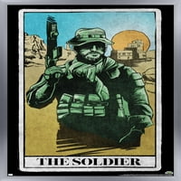Call of Duty: Modern Warfare - Ghost Tarot Card zidni poster, 22.375 34
