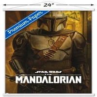 Star Wars: Mandalorijska sezona - Mandalorijski zidni poster sa drvenim magnetskim okvirom, 22.375 34