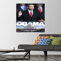 Predsjednik Obama - zidni plakat inauguracija sa push igle, 22.375 34