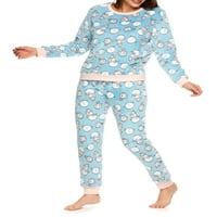 Sleep & Co. Ženski i ženski Plus plišani gornji dio i pidžama Set za spavanje
