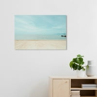 Wynwood Studio Canvas meka Pale plaža Nautički i obalni Obalni pejzaži Wall Art Canvas Print plava svijetlo