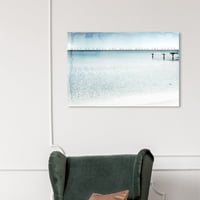 Wynwood Studio Nautical and Coastal Wall Art canvas Prints 'you Can Meet Me Here' Primorski-plava, bijela