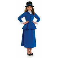 Fun Shack djeca Magic dadilja kostim djevojke Viktorijanska fensi haljina knjiga dan sedmica TV Noć vještica plava L